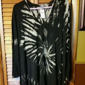 LOLO By Mew Dimentions Tye DyeTop Dress Sz 1 Sz